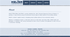 Desktop Screenshot of meliorstructural.com